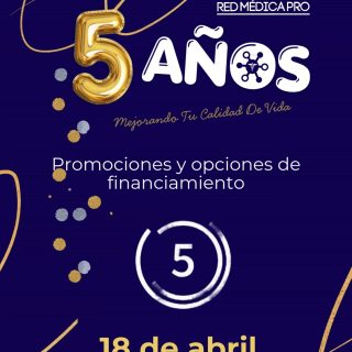🥳Gracias a tu preferencia, celebramos 5 años con promociones y más opciones de financiamiento. Próximo 18 de abril... ¡Espéralo! 🎊🍾🎂🎉